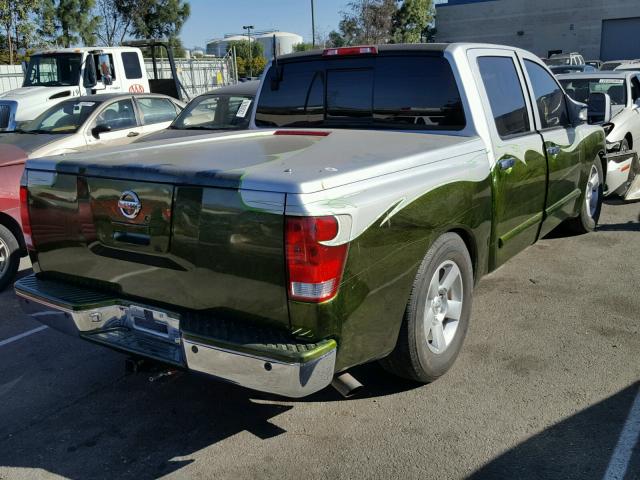 1N6AA07A54N500791 - 2004 NISSAN TITAN XE TWO TONE photo 4