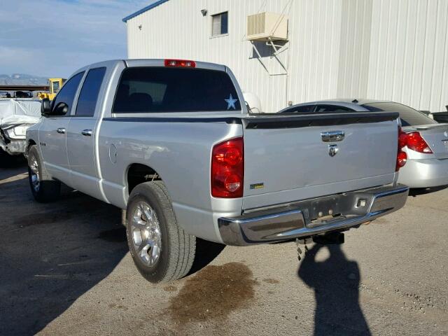 1D7HA18N98S585236 - 2008 DODGE RAM 1500 S SILVER photo 3