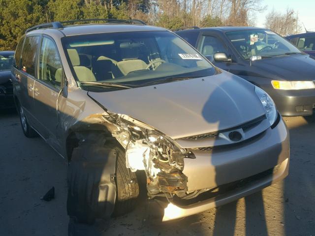 5TDZK23C19S256483 - 2009 TOYOTA SIENNA CE TAN photo 1