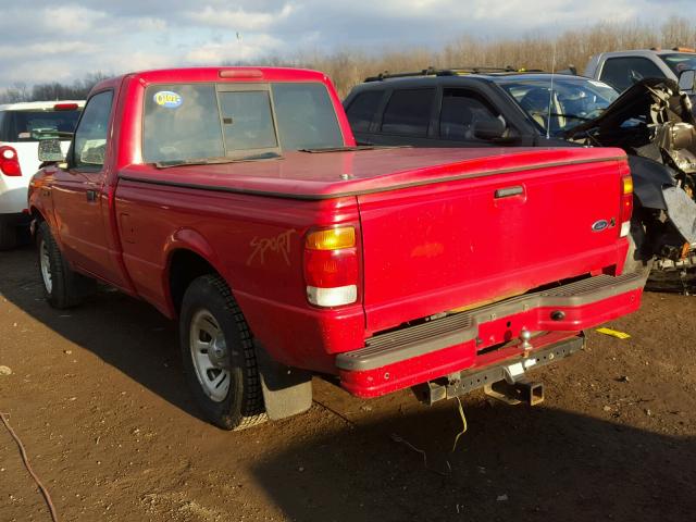 1FTYR10V3XPA70457 - 1999 FORD RANGER RED photo 3