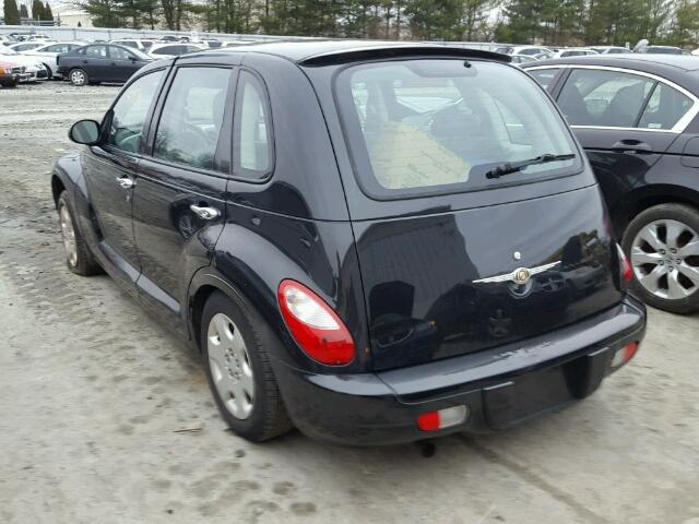 3A8FY48BX8T123280 - 2008 CHRYSLER PT CRUISER BLACK photo 3