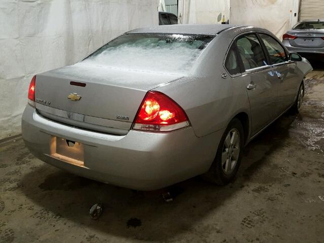 2G1WT55K781204926 - 2008 CHEVROLET IMPALA LT SILVER photo 4