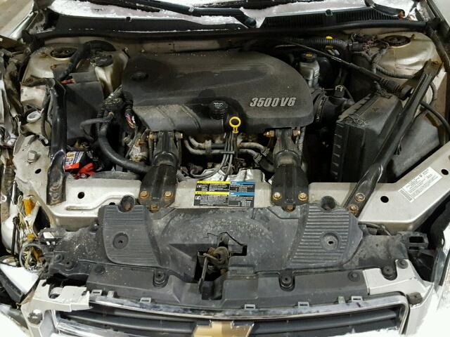 2G1WT55K781204926 - 2008 CHEVROLET IMPALA LT SILVER photo 7