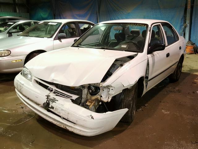 2T1BR12E5WC009126 - 1998 TOYOTA COROLLA VE WHITE photo 2