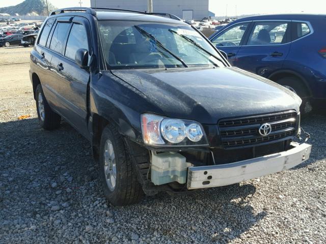 JTEHF21A510015112 - 2001 TOYOTA HIGHLANDER BLACK photo 1