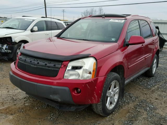 2CNDL73F766006276 - 2006 CHEVROLET EQUINOX LT RED photo 2