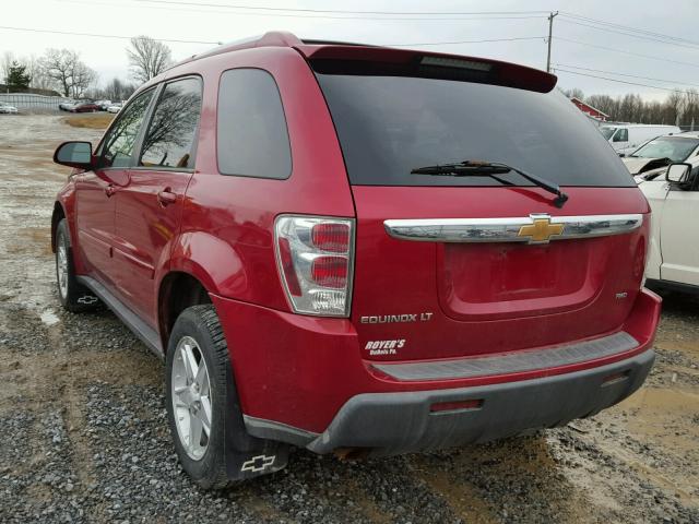 2CNDL73F766006276 - 2006 CHEVROLET EQUINOX LT RED photo 3