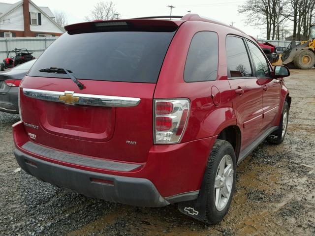 2CNDL73F766006276 - 2006 CHEVROLET EQUINOX LT RED photo 4