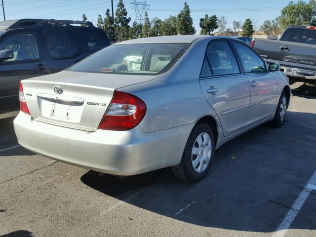 4T1BE32K83U747946 - 2003 TOYOTA CAMRY LE GRAY photo 4