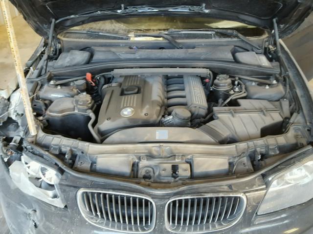 WBAUP73548VF06149 - 2008 BMW 128 I BLACK photo 7