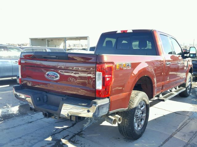 1FT7W2BT3HEB57360 - 2017 FORD F250 SUPER BROWN photo 4