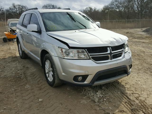 3C4PDCBG8DT555298 - 2013 DODGE JOURNEY SX SILVER photo 1