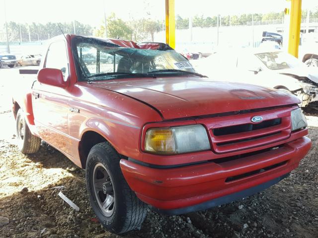 1FTCR10U6PPB10404 - 1993 FORD RANGER RED photo 1