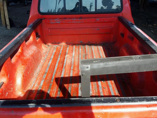 1FTCR10U6PPB10404 - 1993 FORD RANGER RED photo 6