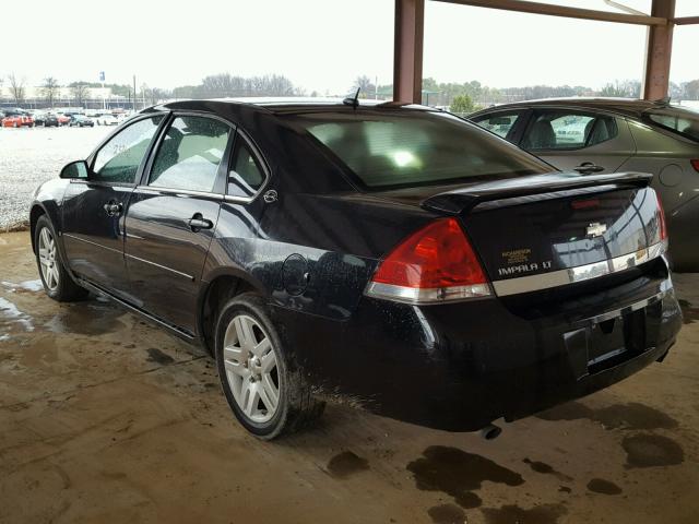 2G1WC581569161432 - 2006 CHEVROLET IMPALA LT BLACK photo 3