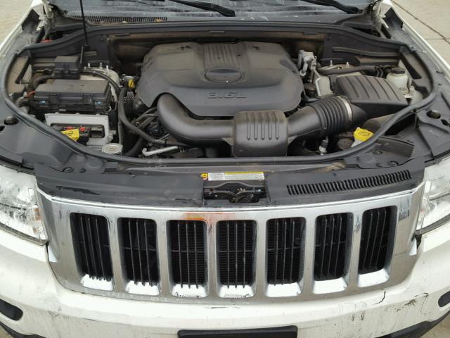 1J4RR4GG6BC712841 - 2011 JEEP GRAND CHER WHITE photo 7