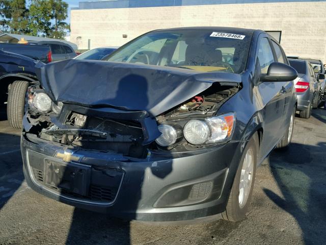 1G1JC6SG4D4167333 - 2013 CHEVROLET SONIC LT CHARCOAL photo 2