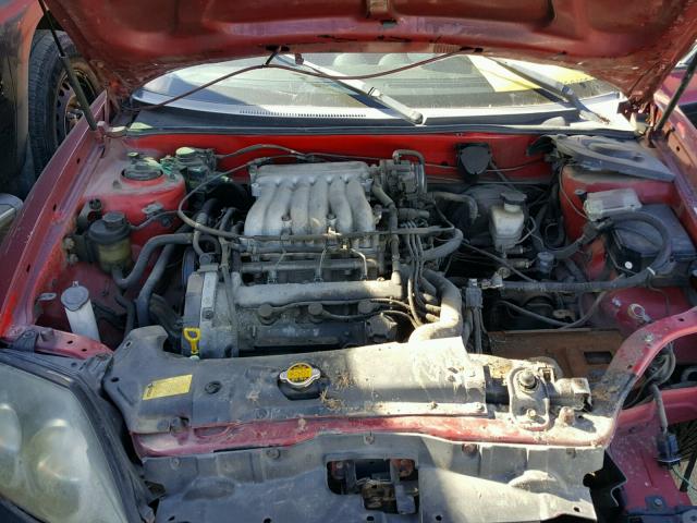 KMHHN65F73U034210 - 2003 HYUNDAI TIBURON GT RED photo 7