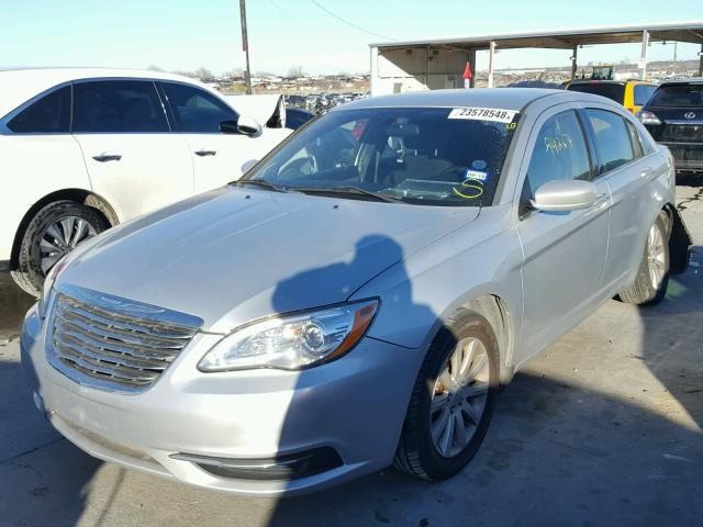 1C3CCBBB1CN134168 - 2012 CHRYSLER 200 TOURIN SILVER photo 2