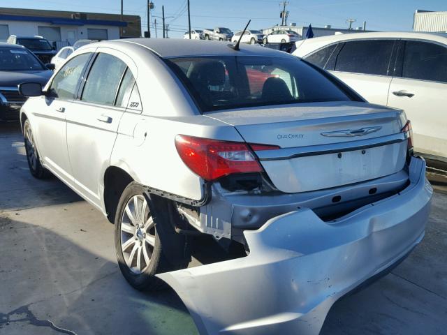 1C3CCBBB1CN134168 - 2012 CHRYSLER 200 TOURIN SILVER photo 3