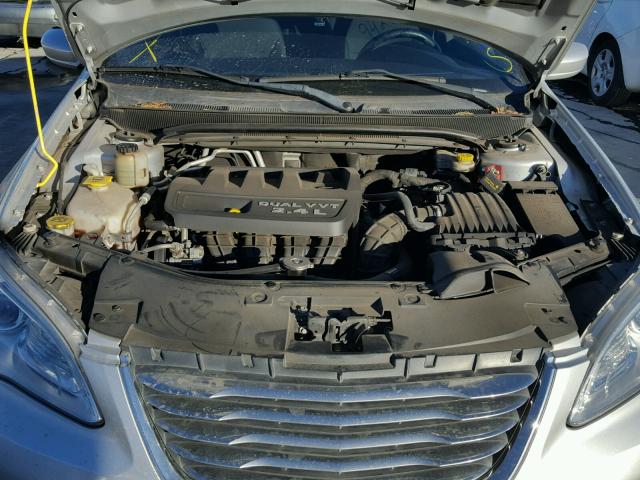 1C3CCBBB1CN134168 - 2012 CHRYSLER 200 TOURIN SILVER photo 7