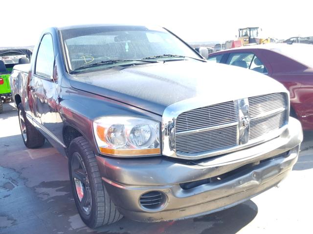 1D7HA16K06J157695 - 2006 DODGE RAM 1500 S GRAY photo 1