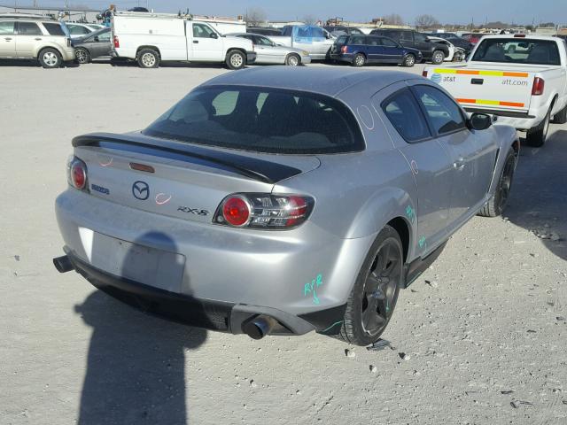 JM1FE173580214852 - 2008 MAZDA RX8 SILVER photo 4