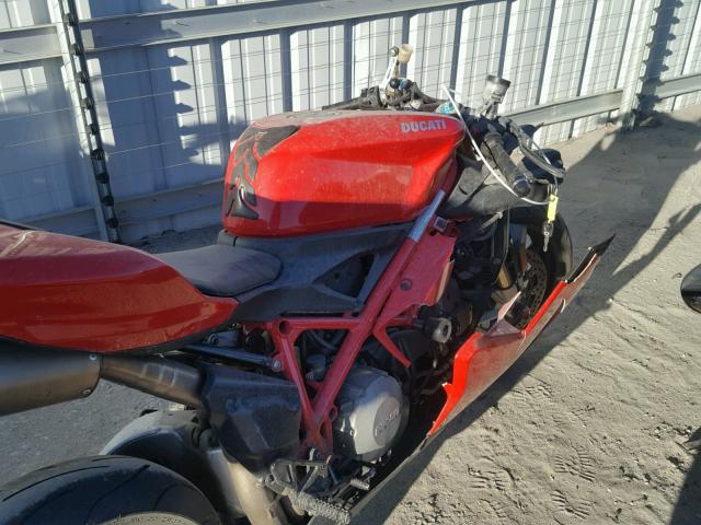 ZDM1XBGV38B005260 - 2008 DUCATI 848 RED photo 5