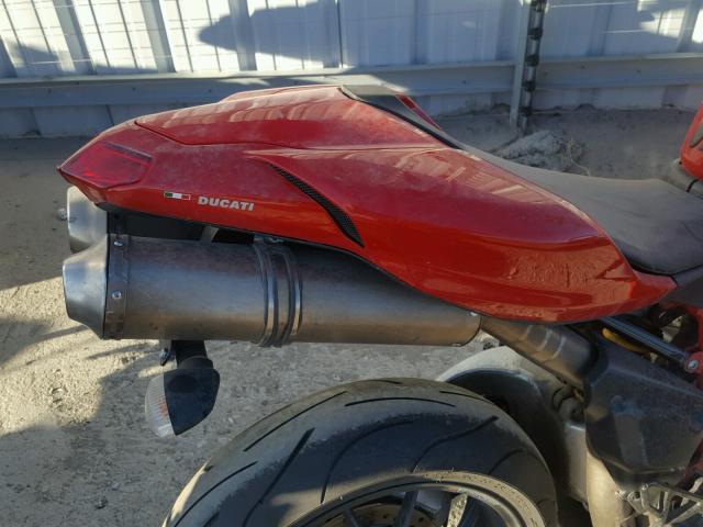 ZDM1XBGV38B005260 - 2008 DUCATI 848 RED photo 6