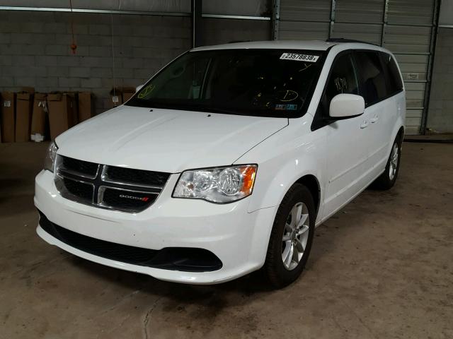 2C4RDGCG5ER265328 - 2014 DODGE GRAND CARA WHITE photo 2