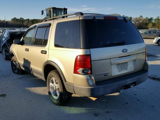 1FMZU63KX3UA28103 - 2003 FORD EXPLORER X GOLD photo 3