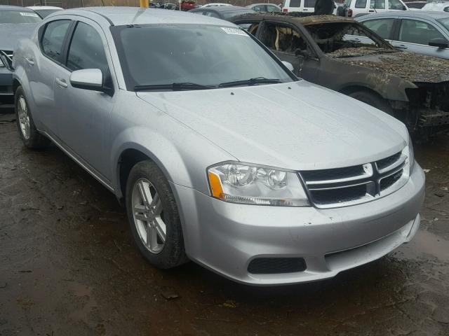 1C3CDZCB0CN190087 - 2012 DODGE AVENGER SX SILVER photo 1