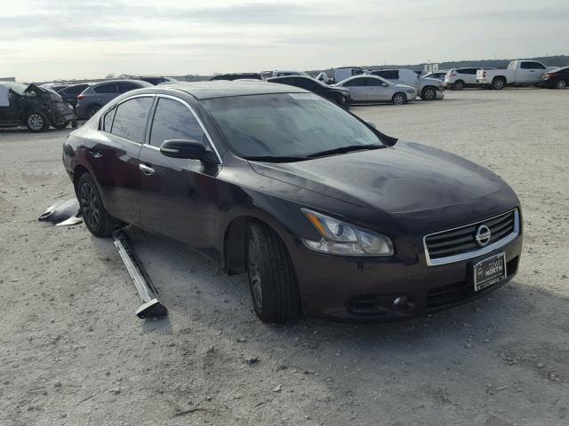 1N4AA5AP6EC465176 - 2014 NISSAN MAXIMA S BURGUNDY photo 1