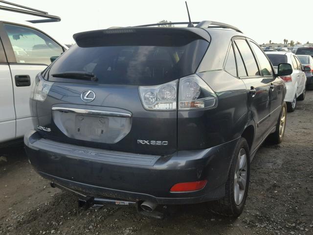 JTJGA31U950046994 - 2005 LEXUS RX 330 GRAY photo 4