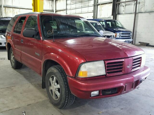 1GHDT13W0Y2286523 - 2000 OLDSMOBILE BRAVADA RED photo 1