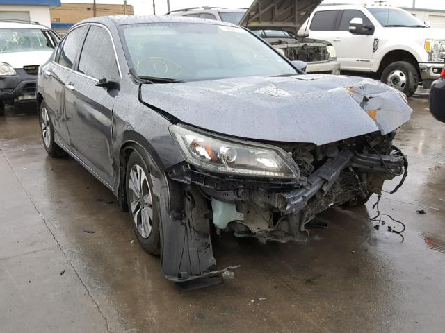 1HGCR2F36DA050550 - 2013 HONDA ACCORD LX GRAY photo 1