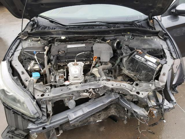 1HGCR2F36DA050550 - 2013 HONDA ACCORD LX GRAY photo 7