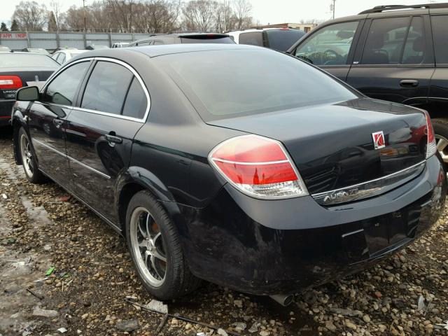 1G8ZS57B08F283847 - 2008 SATURN AURA XE BLACK photo 3