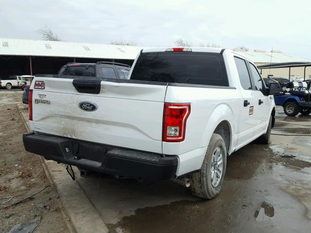 1FTEW1CF8HKD05692 - 2017 FORD F150 SUPER WHITE photo 4