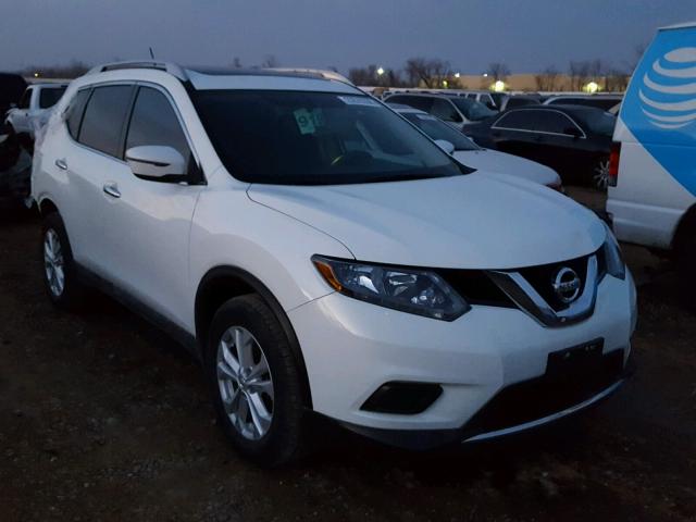 5N1AT2MTXGC831330 - 2016 NISSAN ROGUE S WHITE photo 1