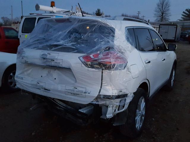 5N1AT2MTXGC831330 - 2016 NISSAN ROGUE S WHITE photo 4