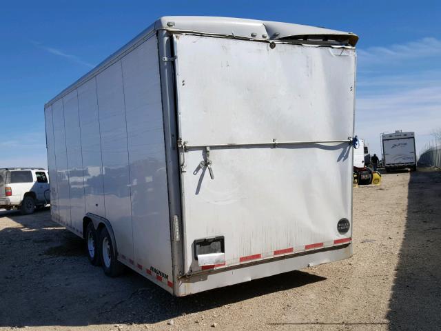 575200L22FT294210 - 2015 WELLS CARGO TRAILER WHITE photo 3