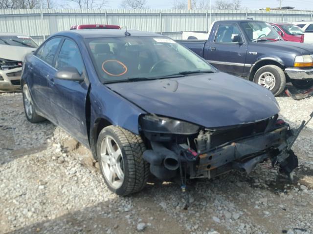 1G2ZG57N984277286 - 2008 PONTIAC G6 BASE BLUE photo 1