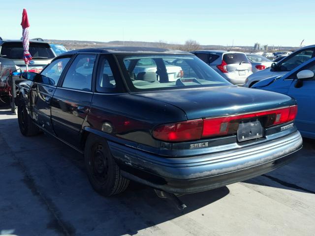 1MELM50U5SA654182 - 1995 MERCURY SABLE GS GREEN photo 3