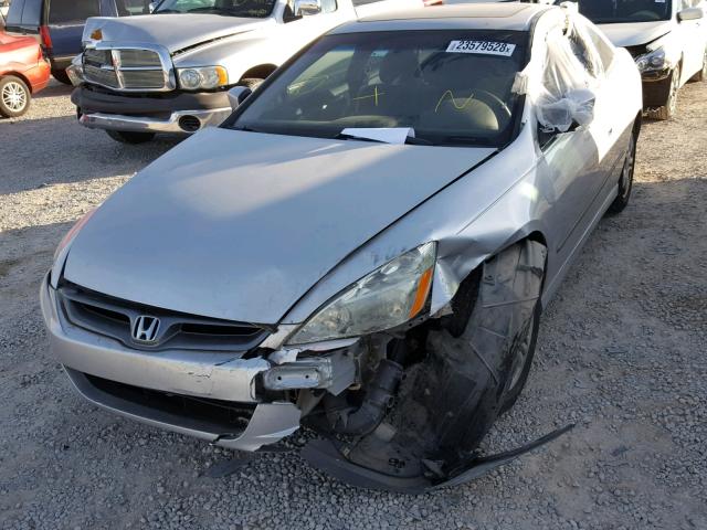 1HGCM72777A004122 - 2007 HONDA ACCORD EX SILVER photo 2