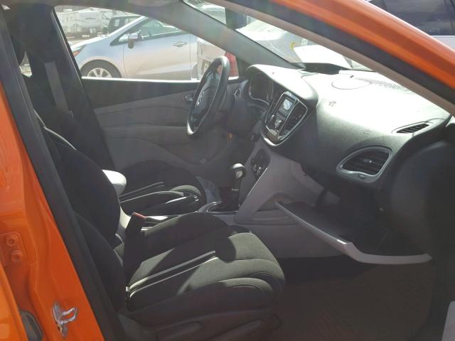 1C3CDFBAXDD344299 - 2013 DODGE DART SXT ORANGE photo 5