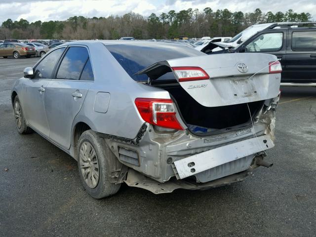 4T4BF1FK9CR196623 - 2012 TOYOTA CAMRY BASE SILVER photo 3