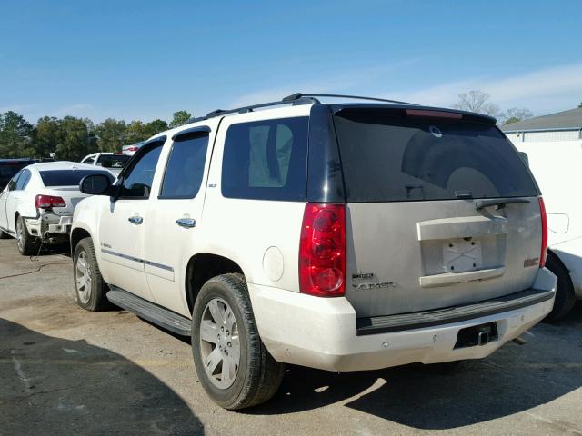 1GKFC33099R278133 - 2009 GMC YUKON SLT WHITE photo 3