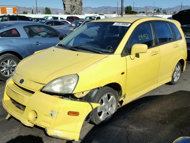 JS2RC41H735207931 - 2003 SUZUKI AERIO SX YELLOW photo 2