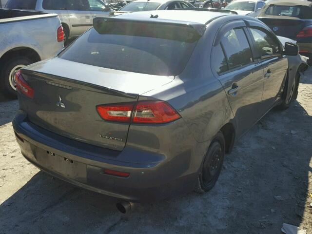 JA3AU26U68U018634 - 2008 MITSUBISHI LANCER ES GRAY photo 4